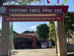 KHAI GIẢNG NĂM HỌC MỚI 2024 - 2025 TRƯỜNG THCS VĨNH TUY – BẮC QUANG – HÀ GIANG