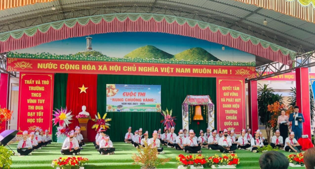 “RUNG CHUÔNG VÀNG” năm học 2023 - 2024